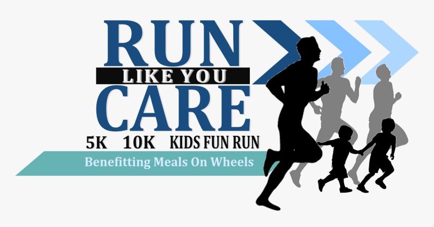 Run Like You Care - Children Silhouette, HD Png Download