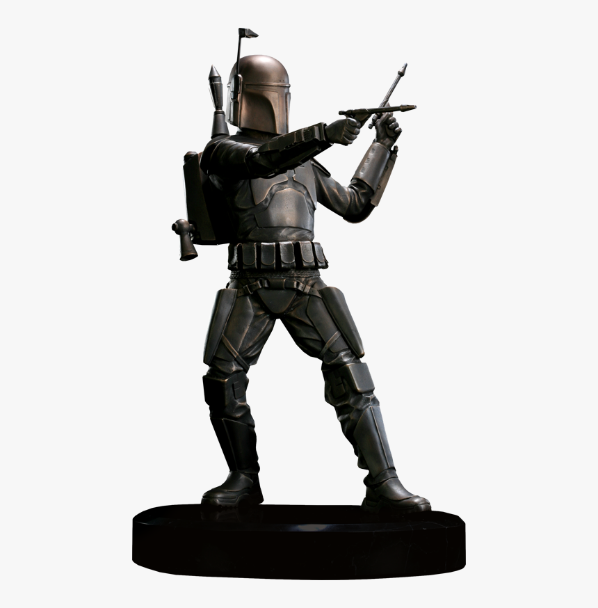 Sideshow Collectibles Jango Fett Bronze Statue - Figurine Jango Fett Png, Transparent Png