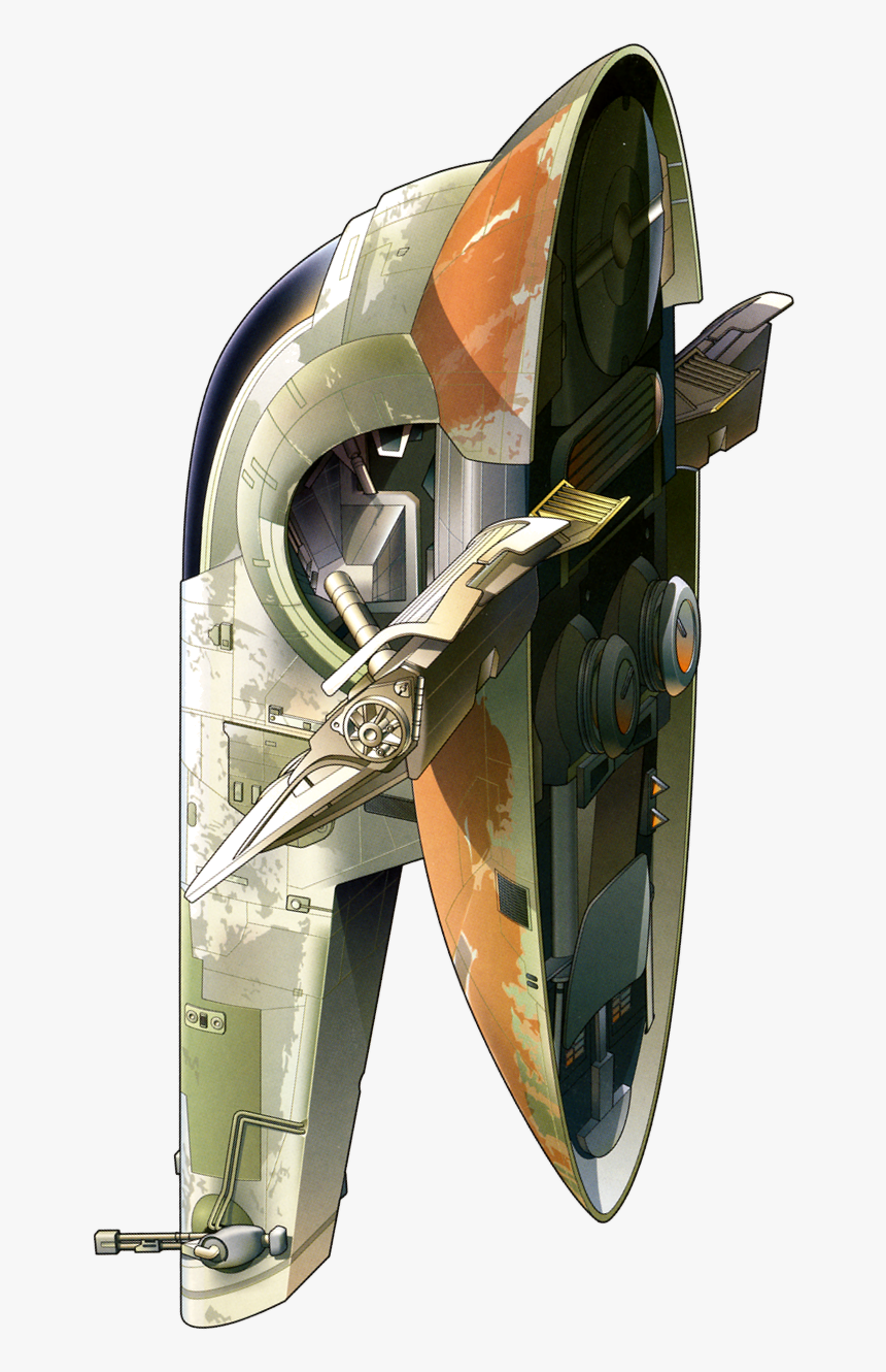Boba Fett Ship Png, Transparent Png