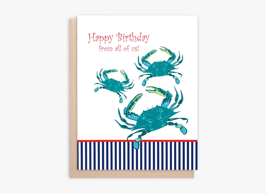 Happy Birthday Blue Crab, HD Png Download