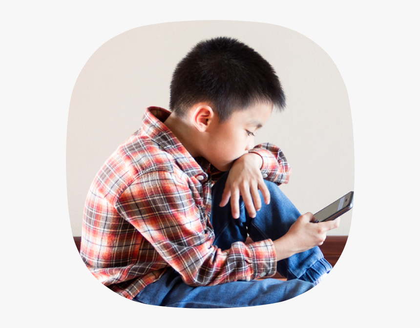 5 Negative Impacts Of Technology In Children - Boy, HD Png Download