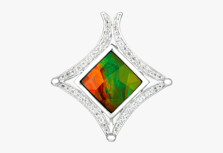 Celine Sterling Silver Topaz Starburst Pendant By Korite - Diamond, HD Png Download