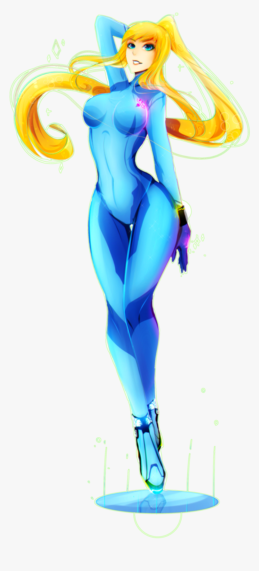 Samus Aran By Koveliana - Cartoon, HD Png Download