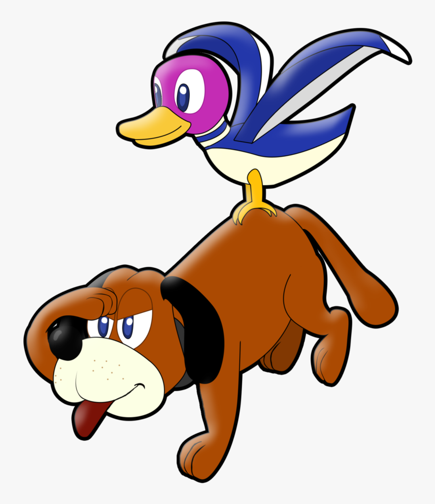 Custom Ssb Duck Hunt By Lisnovski-d7zc13u - Duck Hunt Dog And Duck, HD Png Download