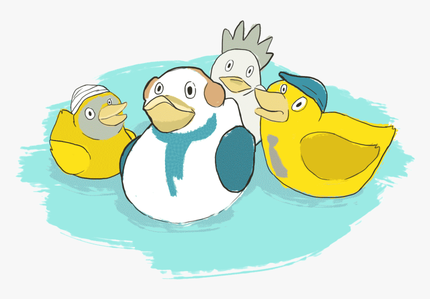 Good, Evil And A Rubber Duck , Png Download - Cartoon, Transparent Png