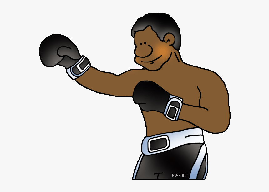 Sports Clip Art By Phillip Martin, Muhammad Ali - Clip Art Muhammad Ali, HD Png Download