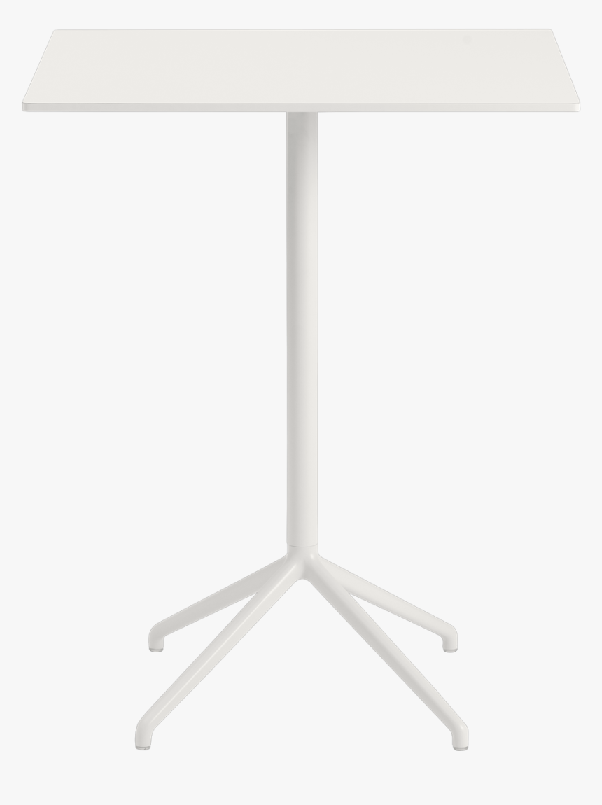Still 11 Still Cafe Table 65 X 75 X 95 White 1545230126 - End Table, HD Png Download