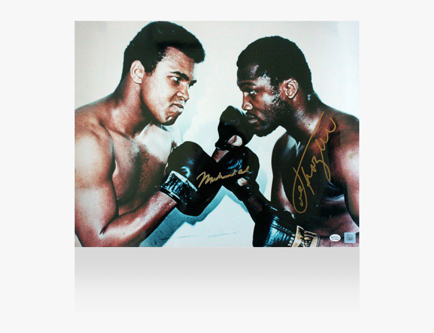 Muhammad Ali & Joe Fraizer Signed - Joe Frazier And Muhammad Ali, HD Png Download