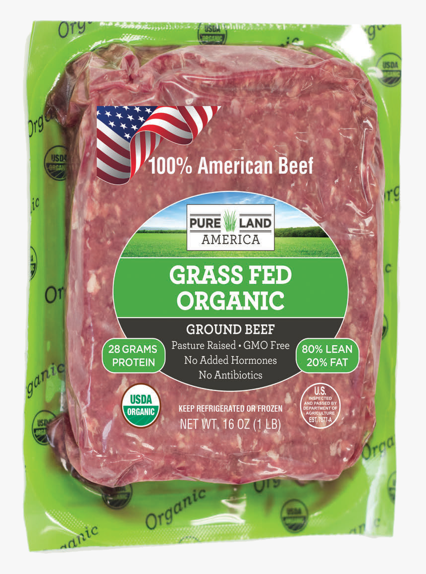 Pasture Raised Grass Fed 100% American Ground Beef - Mettwurst, HD Png Download