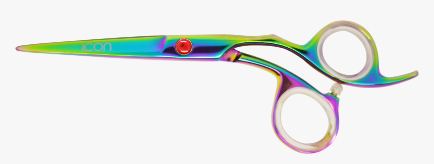 Icon Crane Multi Color Titanium Rainbow Shears Scossors - Colorfulness, HD Png Download