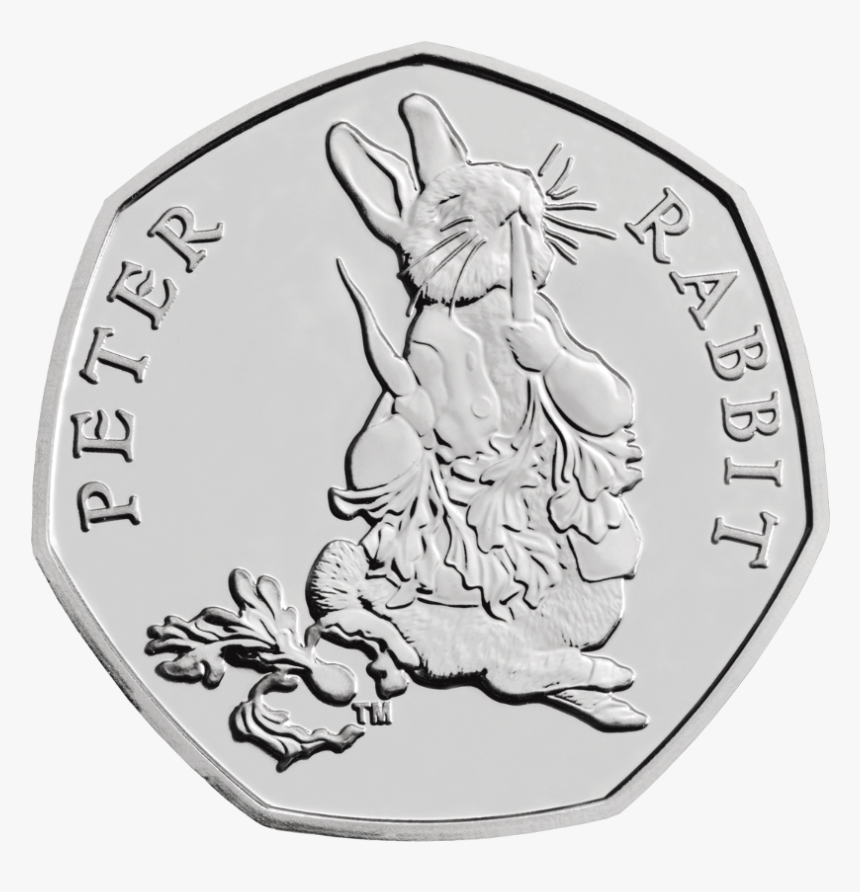 2018 Beatrix Potter 50p, HD Png Download