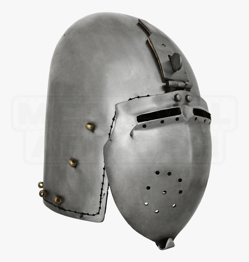 Klappvisier Bascinet Helmet - Visor Bascinet, HD Png Download
