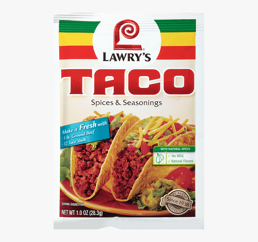 Lawry S® Taco Spices & Seasonings - Lawry's Taco Seasoning, HD Png Download