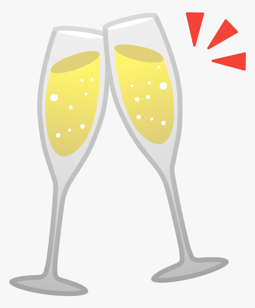 Clinking Glasses Icon - Emoji Taça, HD Png Download