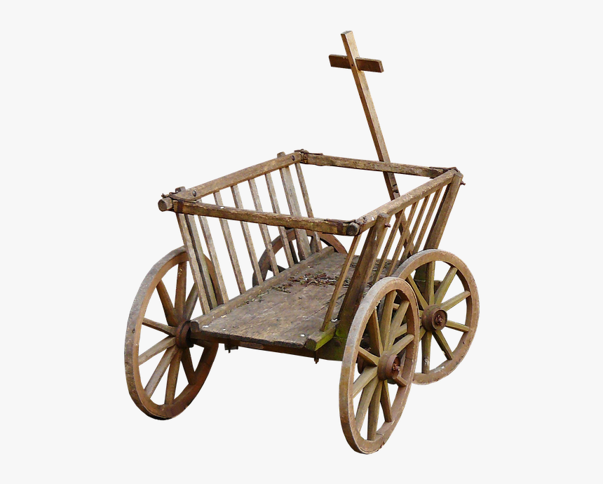 Stroller, Handcart, Cart, Wheel, Towbar - Cart, HD Png Download