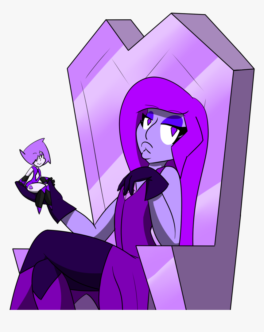 Purple Diamond - Cartoon - Cartoon Clipart Of A Diamond, HD Png Download