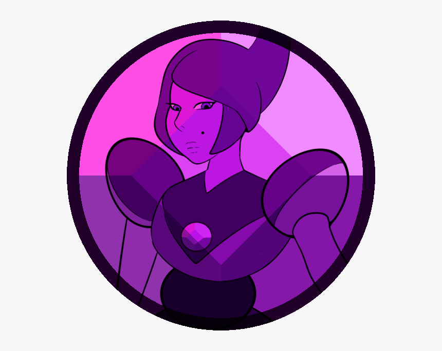 Violet Diamond Gem - Steven Universe Diamonds Gemcrust, HD Png Download