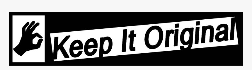 100% Keep It Original Sticker - Circle, HD Png Download