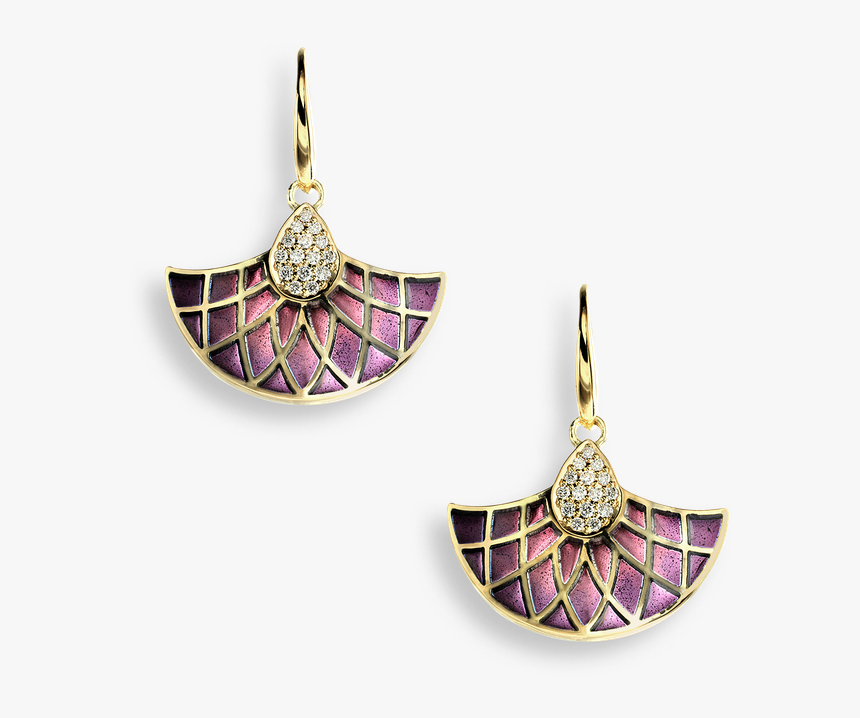 Nicole Barr Designs 18 Karat Gold Wire Earrings Art - Earrings, HD Png Download