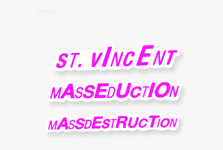 Sticker Pack - St Vincent Masseduction Sticker, HD Png Download