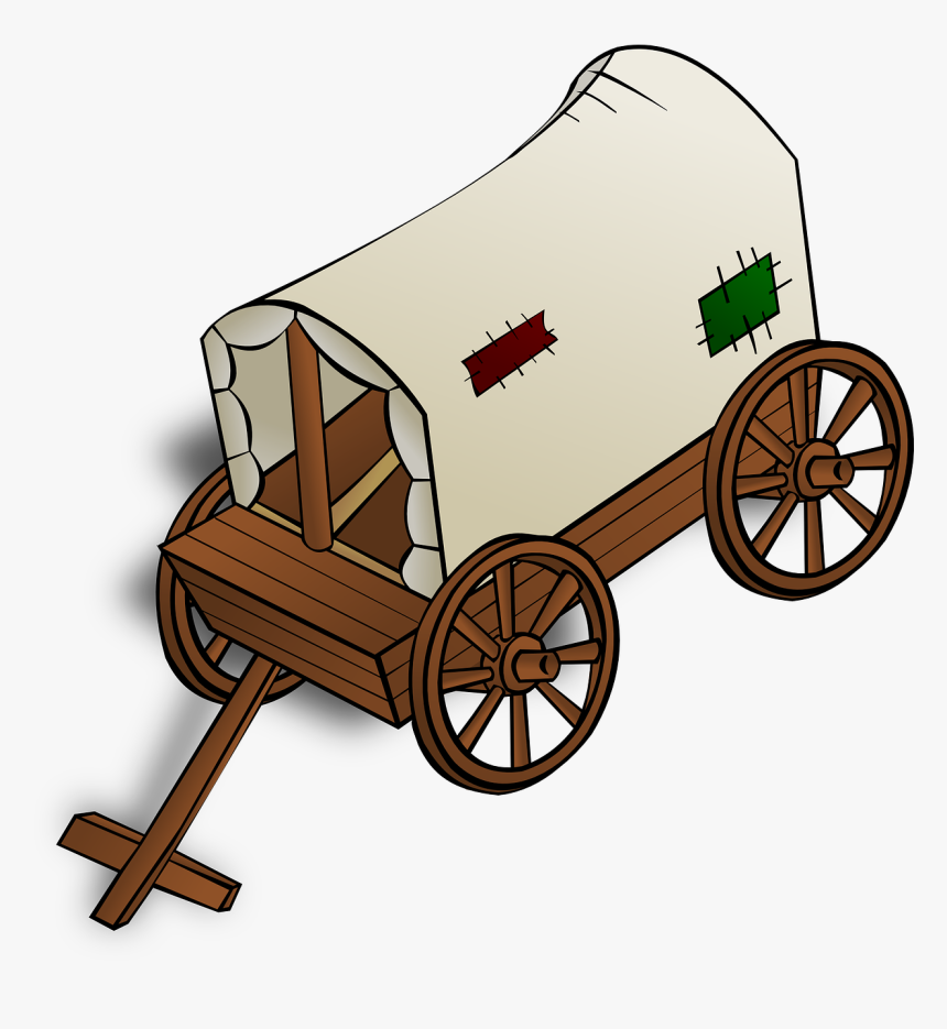 Wagon Pioneer Caravan Free Photo - Caravan Clip Art, HD Png Download