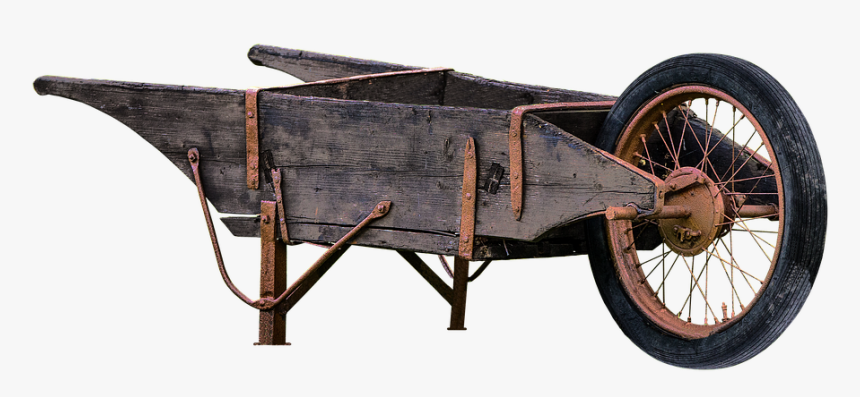 Transparent Old Chinese Wheelbarrow, HD Png Download