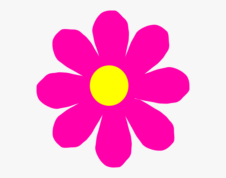 Easter Flowers Border - Pink Flower Clipart, HD Png Download