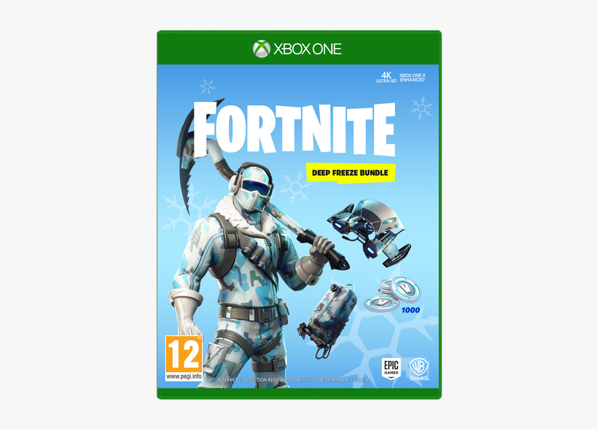 Fortnite Deep Freeze Bundle Xbox One, HD Png Download