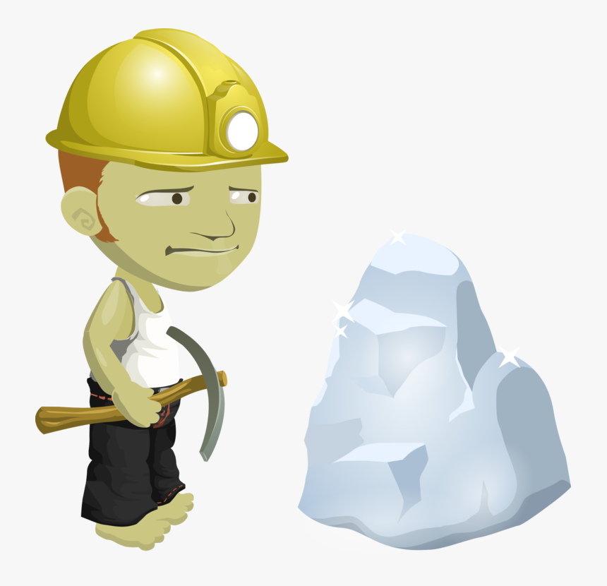 Coal Mining Gold Mining Mining Lamp - Minero Dibujo Animado Png, Transparent Png