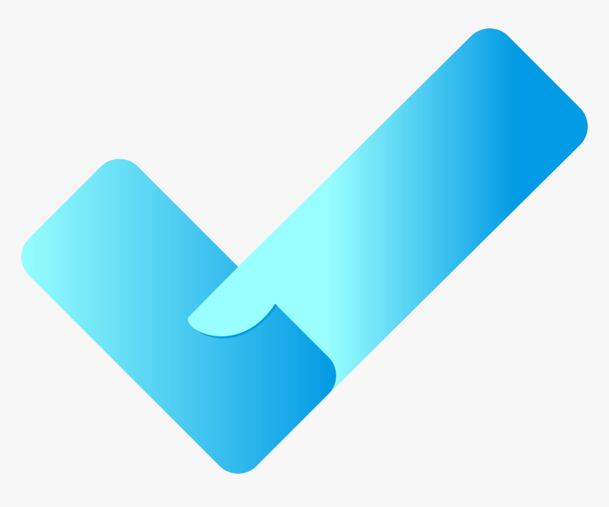 Vimbo Tecnologia Ltda Me - Light Blue Check Mark, HD Png Download
