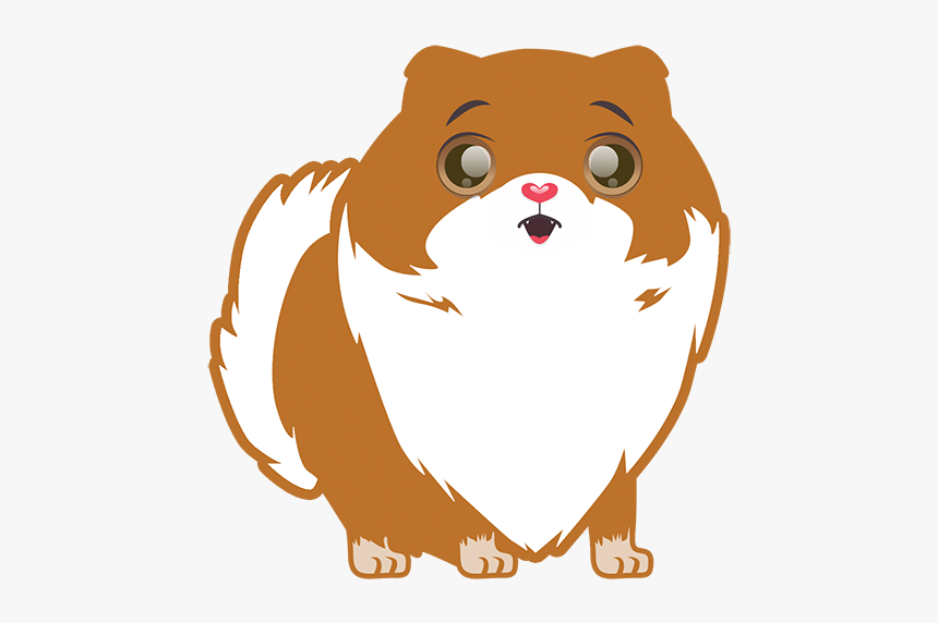 Pom Pom Pomeranian Stickers Messages Sticker-3 - Illustration, HD Png Download