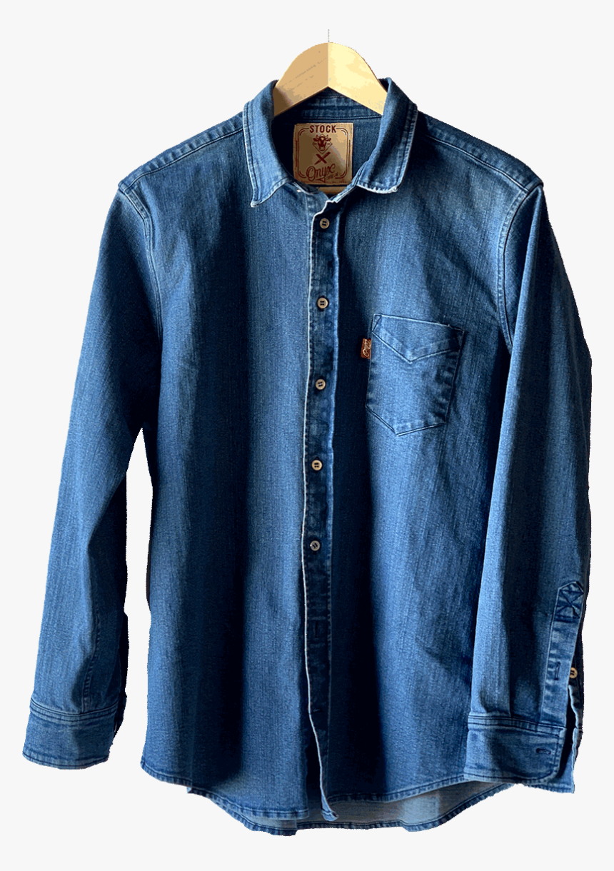 Denim Button Up, HD Png Download