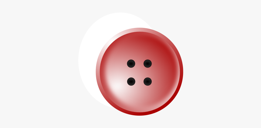 Red Shirt Button - Button, HD Png Download