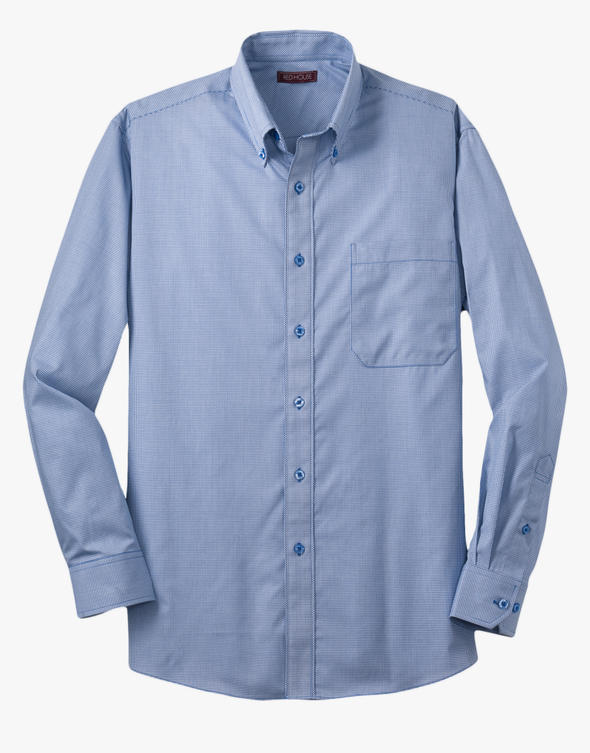 Mini Check Non Iron Button Down Shirt - Marjo Uniformes, HD Png Download