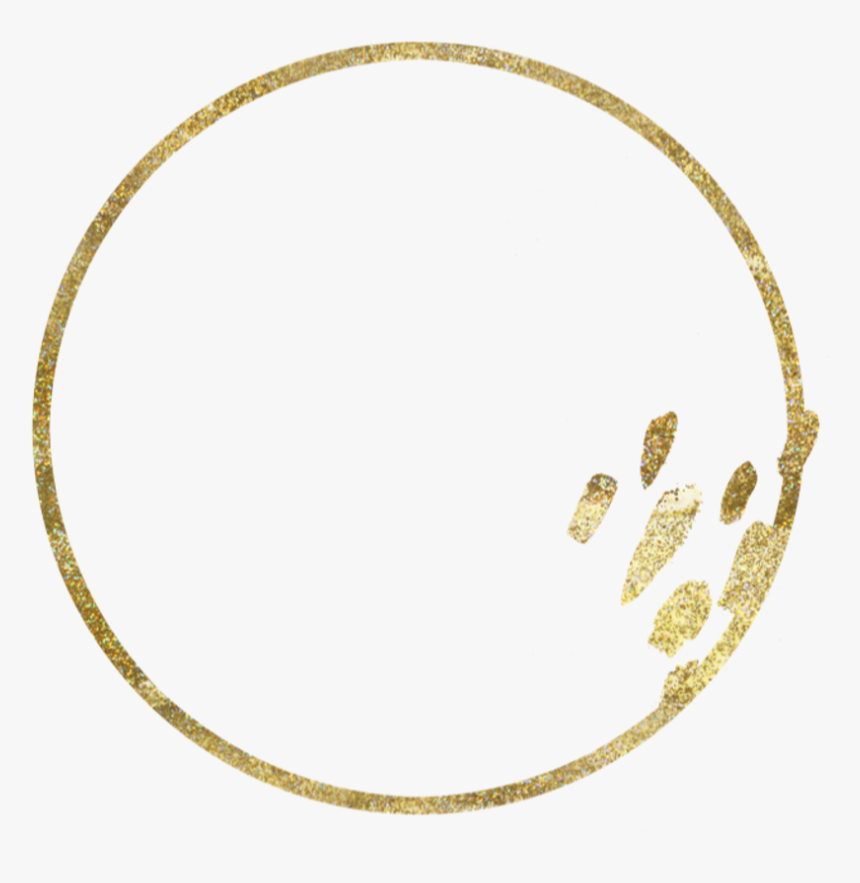 Gold Circle Frames Stickers Freetoedit - Circle, HD Png Download