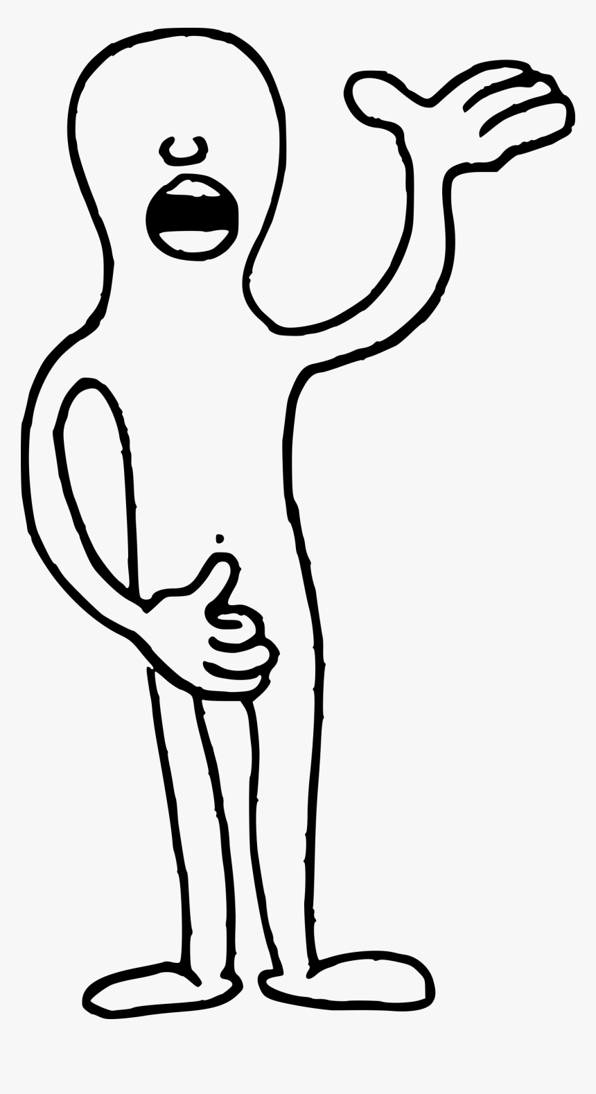 Cartoon Singing Clip Arts - Singing Man Drawing, HD Png Download