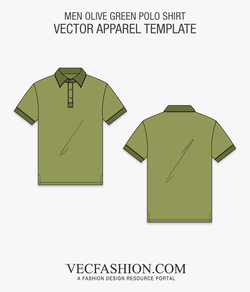 Olive Green Button Up - Men Tank Top Template, HD Png Download