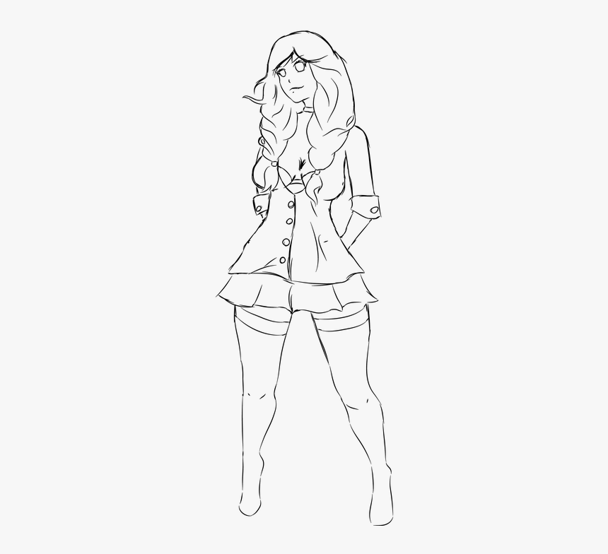 Art, Anime, Girl, Cute, Comic, Cartoon, Model, Female - Romantic Cute Comic Art, HD Png Download