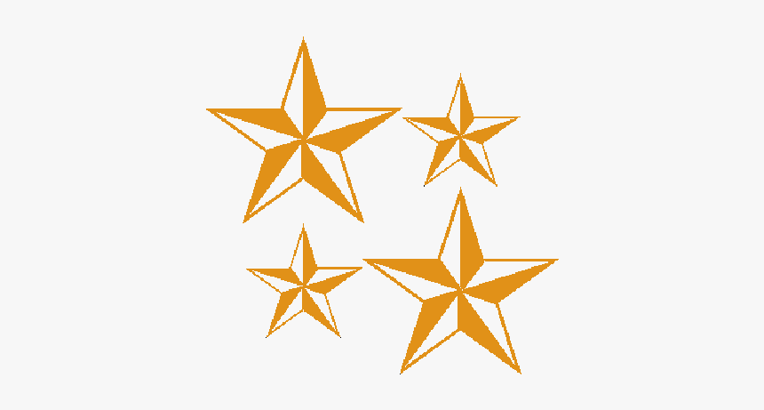 Gold Nautical Stars Vinyl Patches - Star De La Salle, HD Png Download