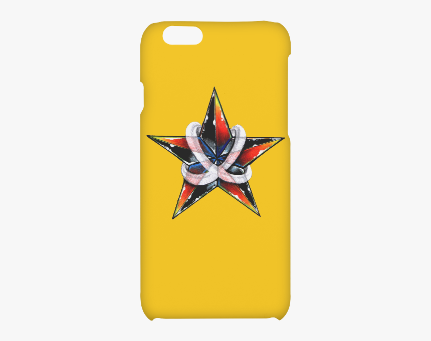 Nautical Star Projekt By Sandersk Hard Case For Iphone - Nautical Star Tattoo Designs, HD Png Download