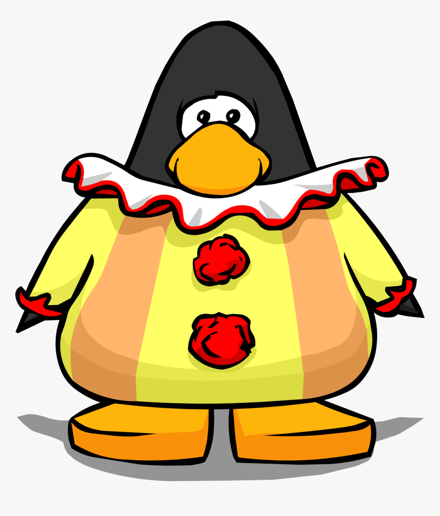 Clown Clipart Clown Costume Jpg - Club Penguin Face, HD Png Download