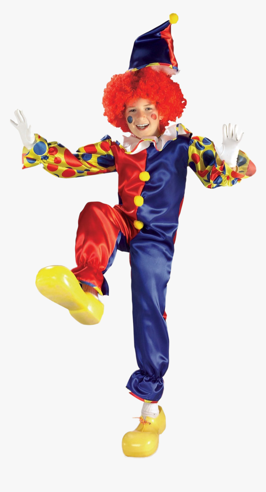 Kids Bubbles The Clown Costume - Bubbles The Clown Costume, HD Png Download
