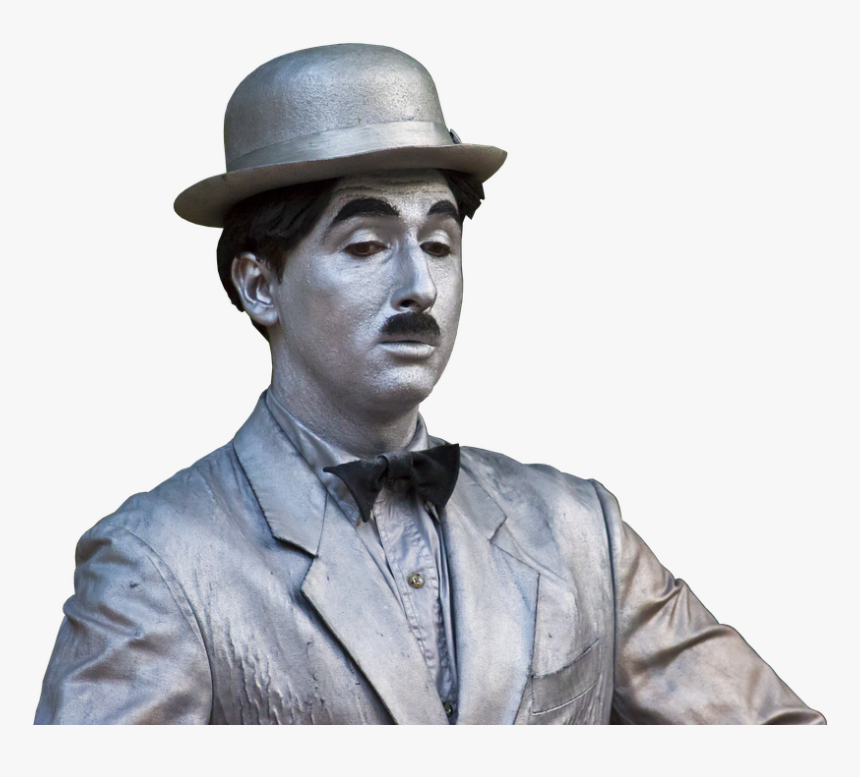 Charlie Chaplin, Black And White, Clown, Black White - รูป ตัว ตลก ขาว ดำ, HD Png Download