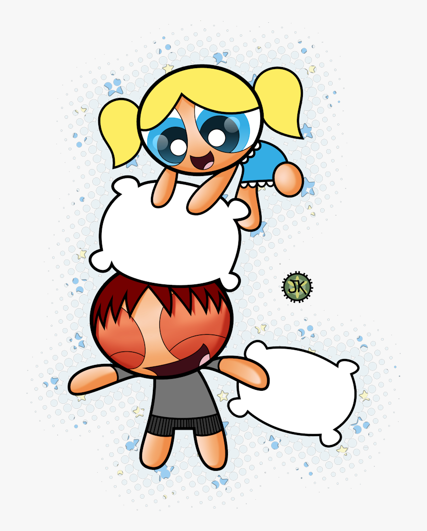 Showing Pillow Fight Cartoon Images - Pillow Fight Cartoon, HD Png Download