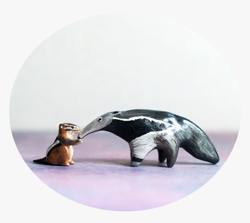 Anteater And Chipmunk - Otter, HD Png Download