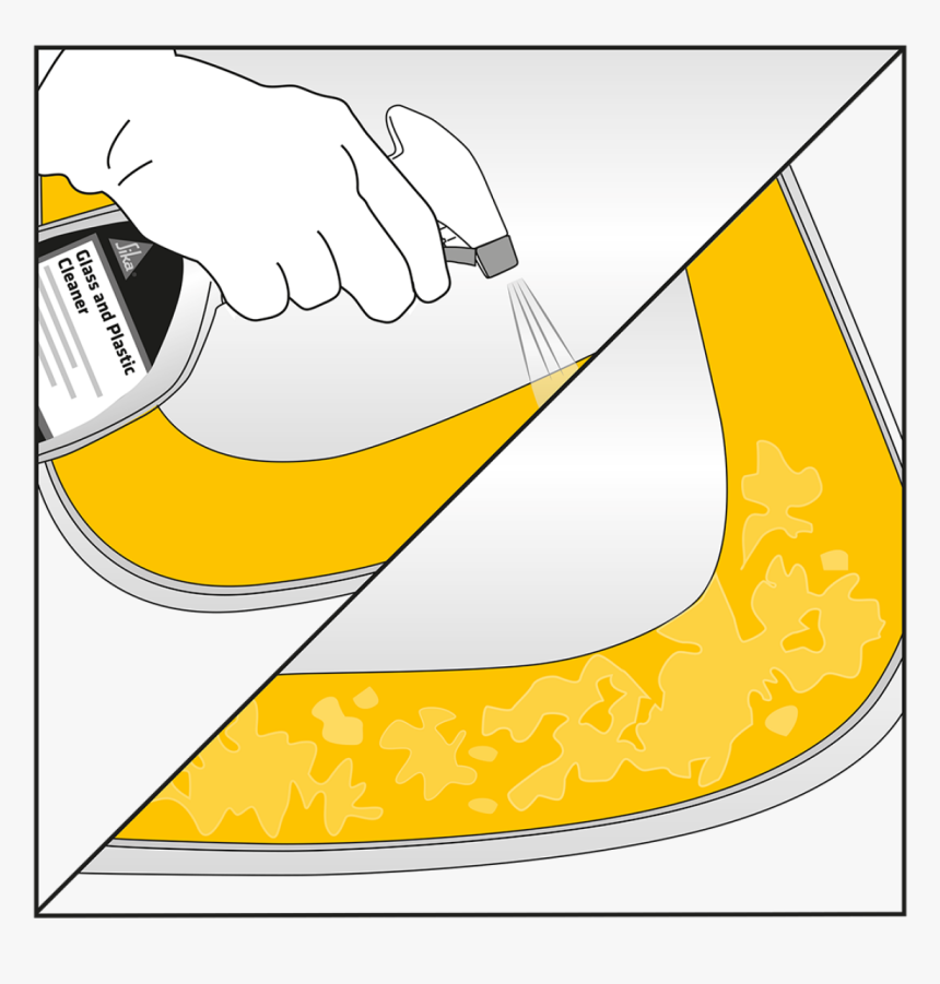 Windshield Preparation - Illustration - Illustration, HD Png Download