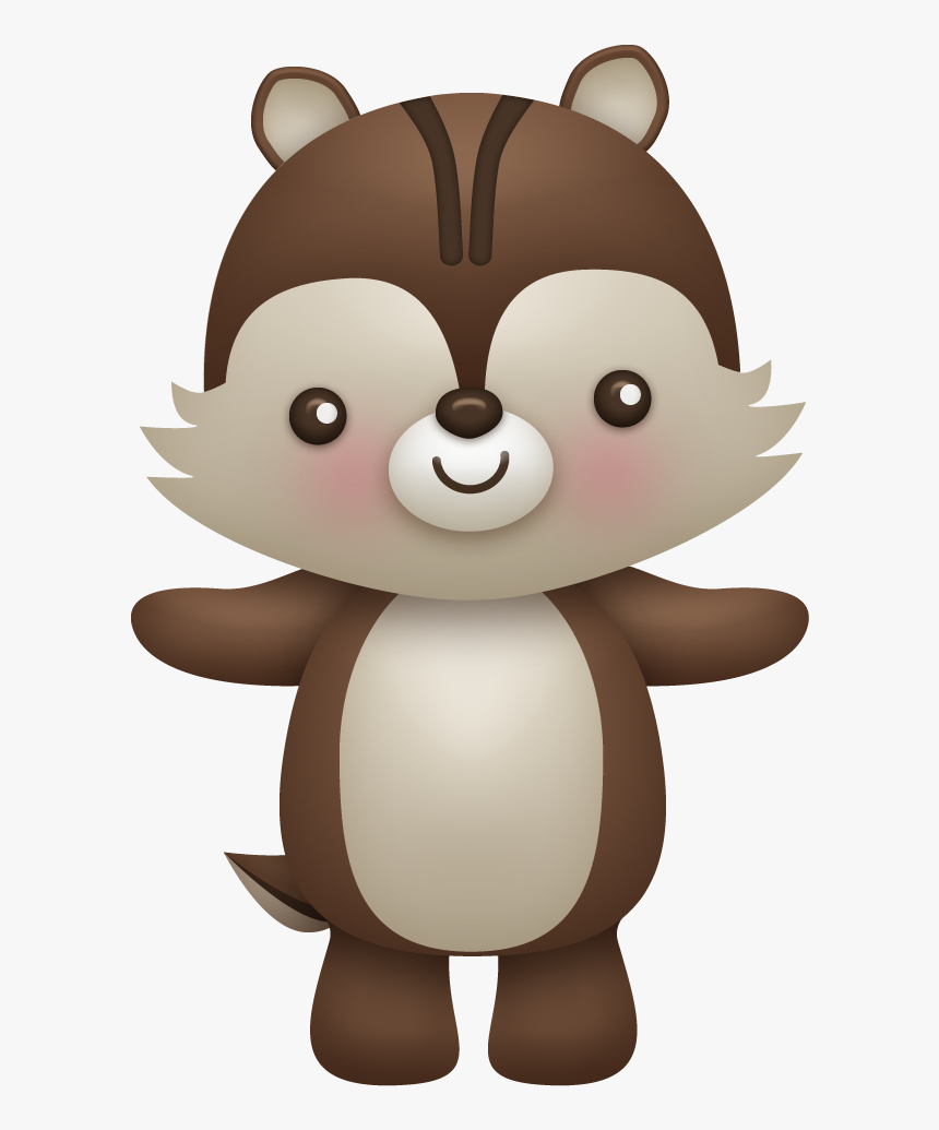 Woodland Clipart Chipmunk - Clip Art, HD Png Download