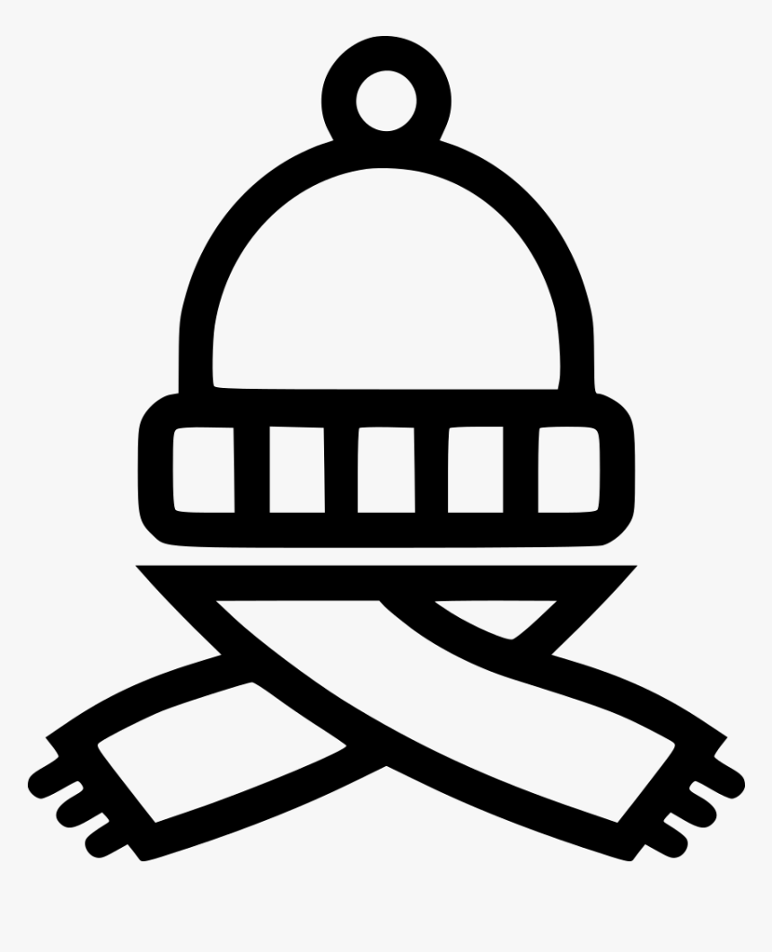 Cap And Scarf Png, Transparent Png