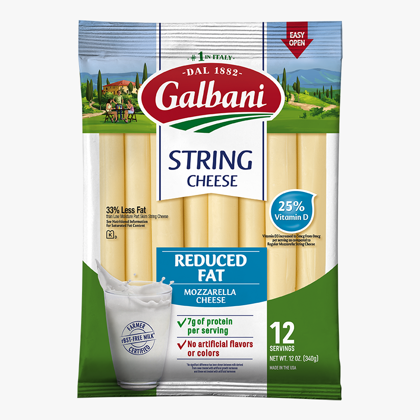 Galbani Mozzarella String Cheese, HD Png Download