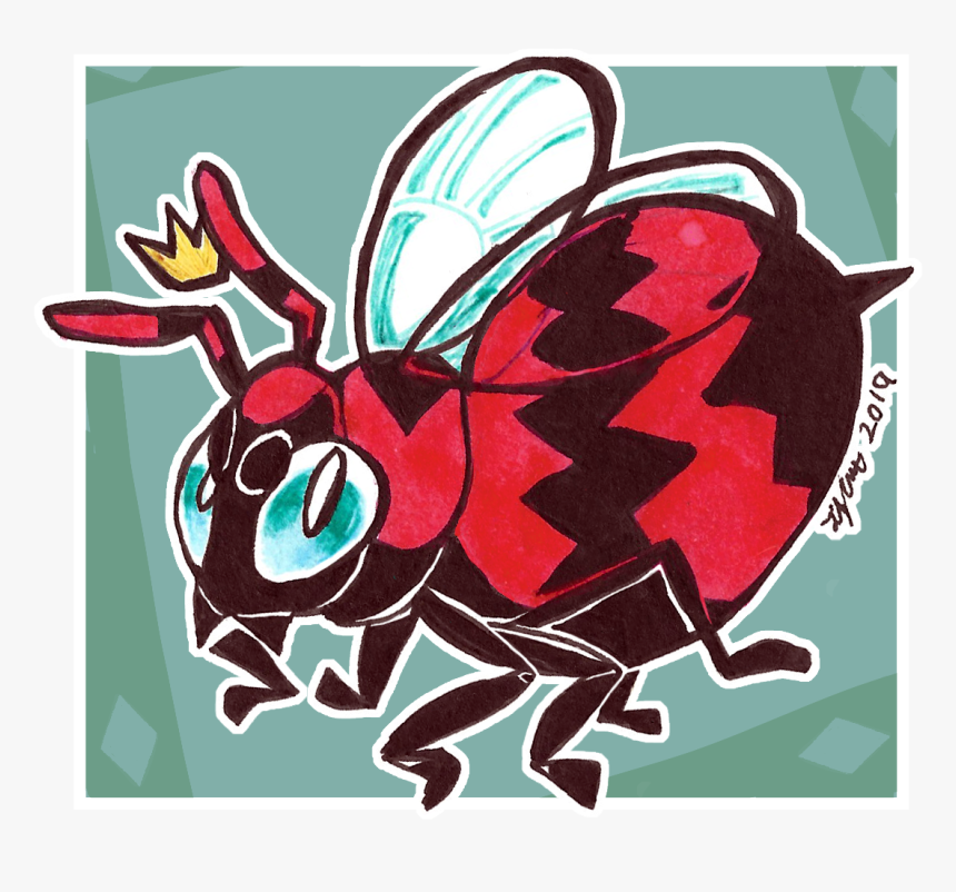 Queen Bee Of Diamonds - Cartoon, HD Png Download